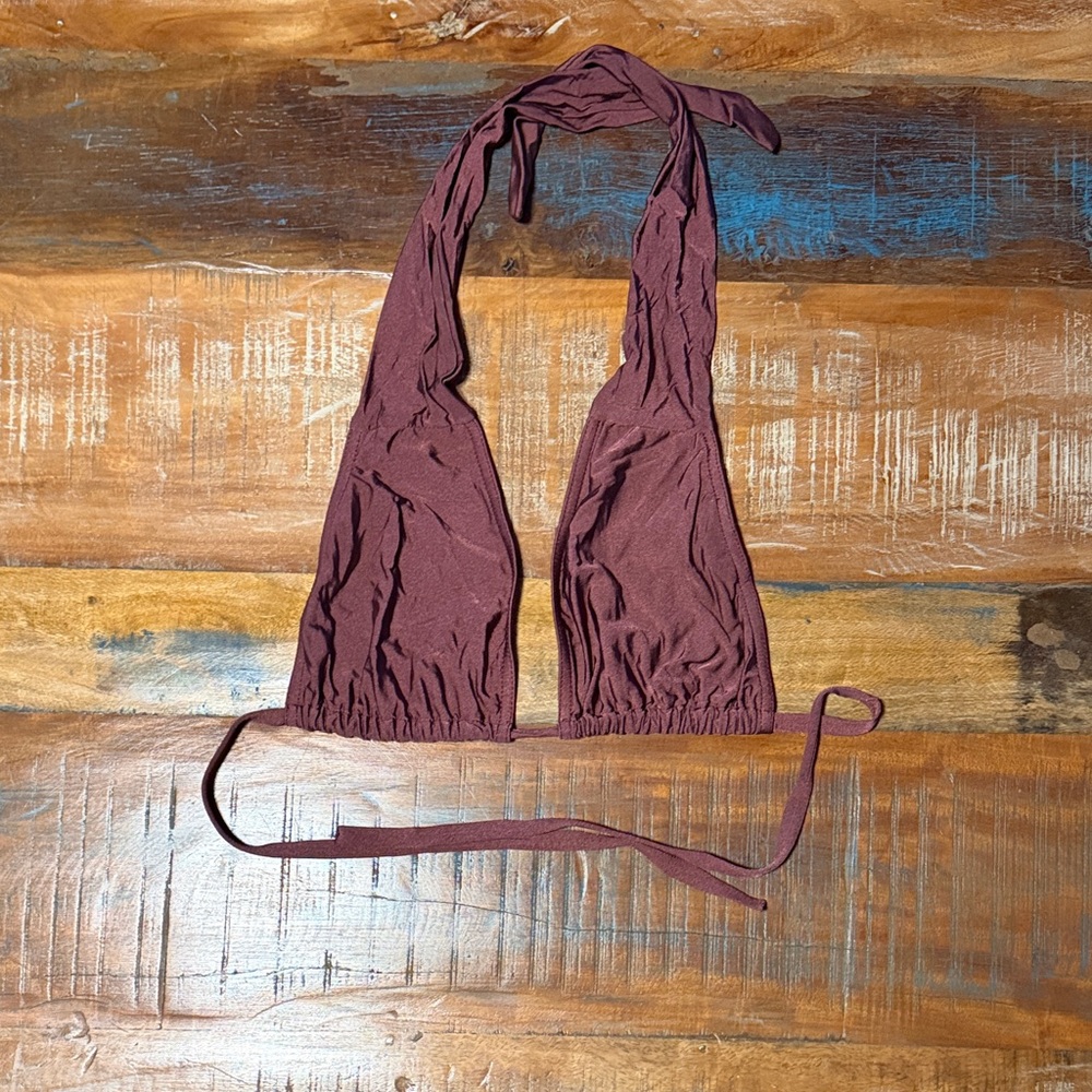 Diane Von Furstenberg Deep Red Swimwear